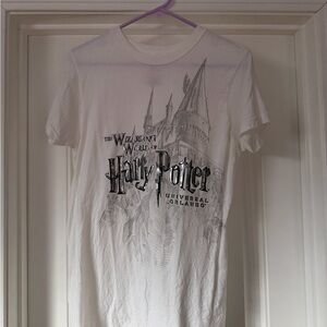 White Wizarding Workd of Potter Graphic T-Shirt from Universal Studios